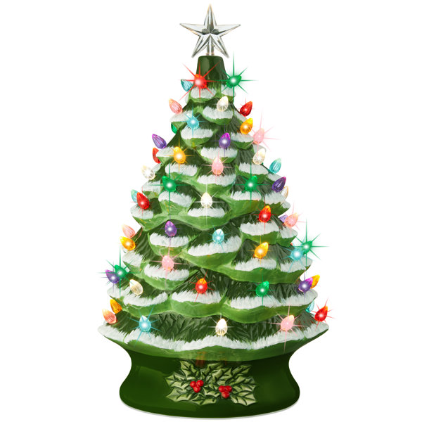 Iconic Atlantic 64 2024 ceramic Christmas tree in vintage glaze